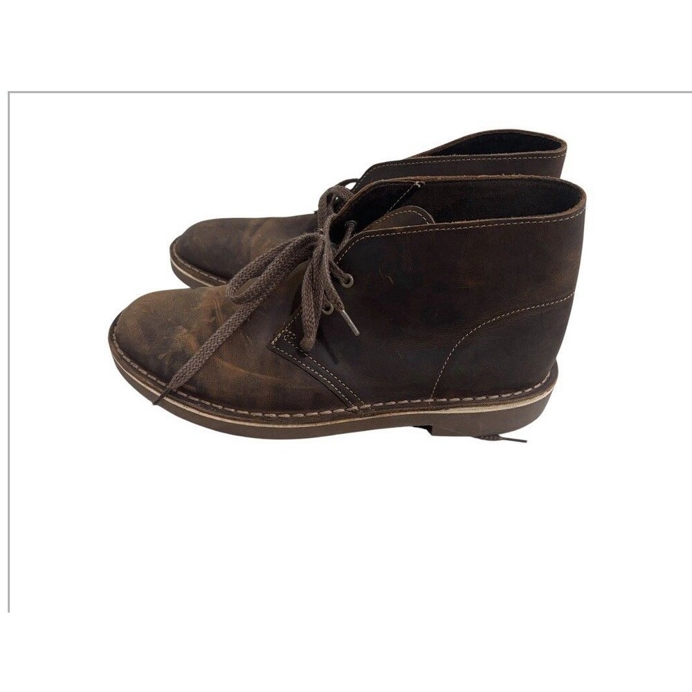 Clarks Men's Bushacre 2 Chukka Boot Sz 7 Beeswax Brown